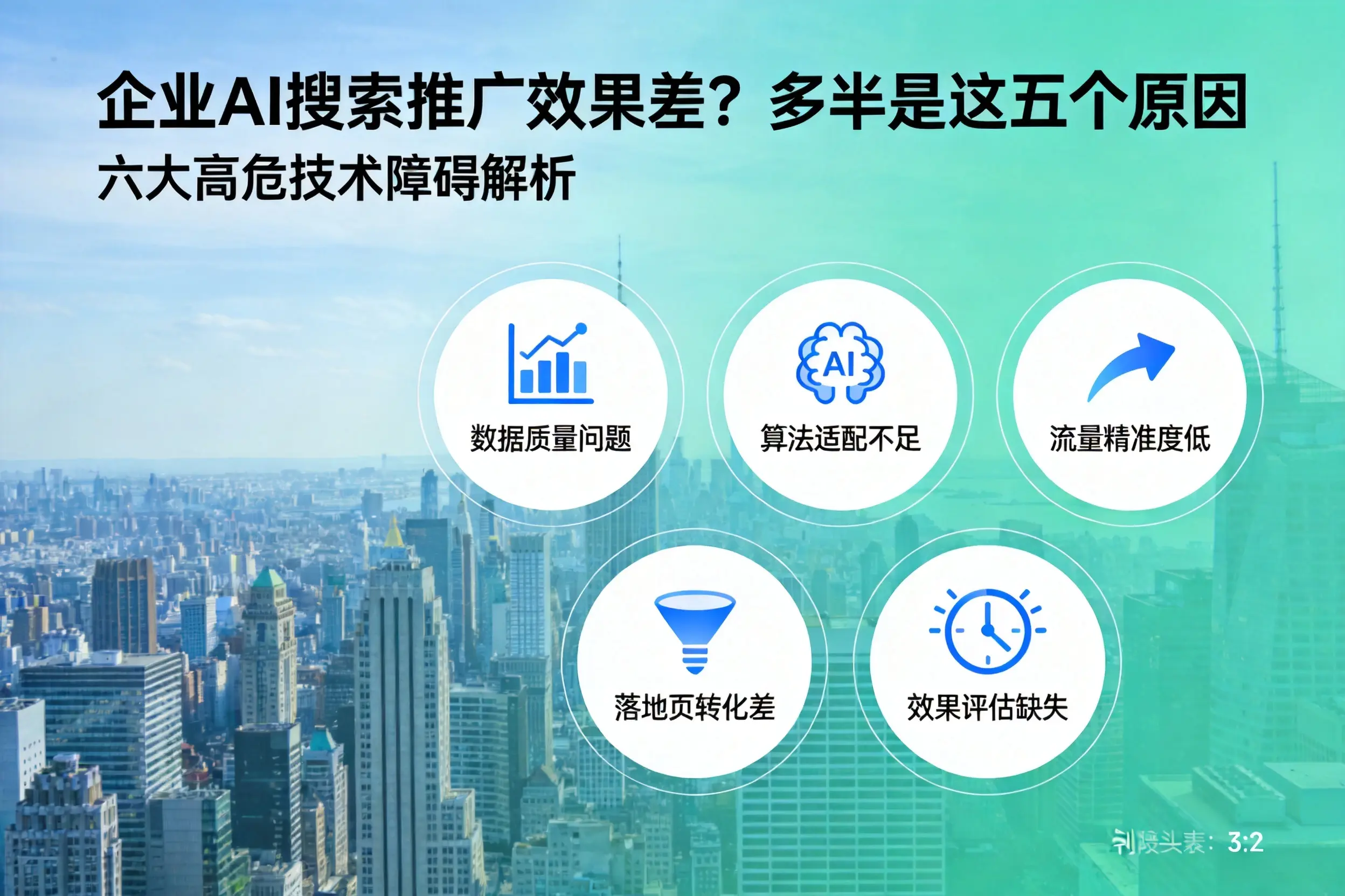 筠连企业AI搜索推广效果差?多半是这五个原因